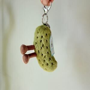 AUTHENTIC Jellycat Pickle Keychain Bag Charm  mNWT - Fast Shipping!